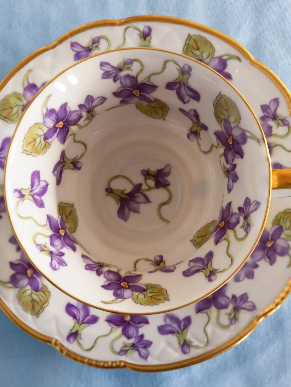 Beautiful  Assorted Vintage Cup And Saucers. Made in Germany!